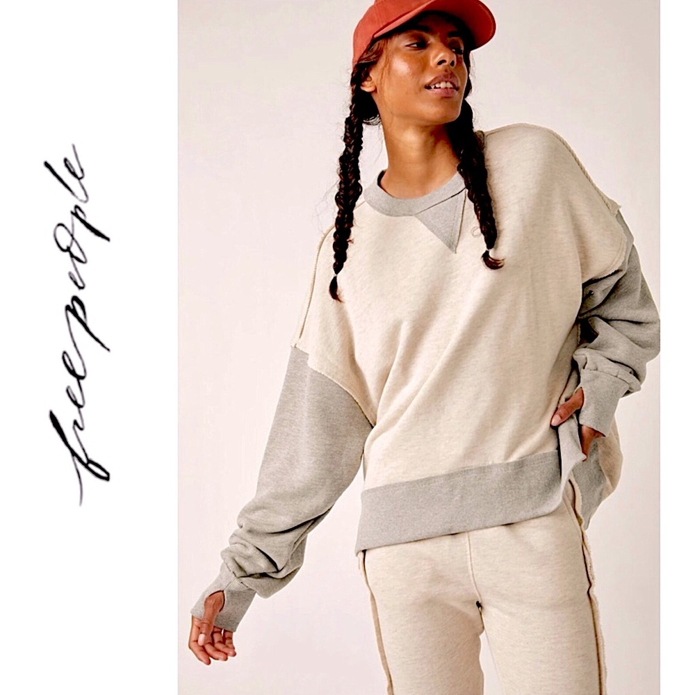 FP Movement Start Up Pullover Sweatshirt NWOT